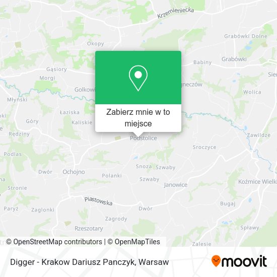 Mapa Digger - Krakow Dariusz Panczyk