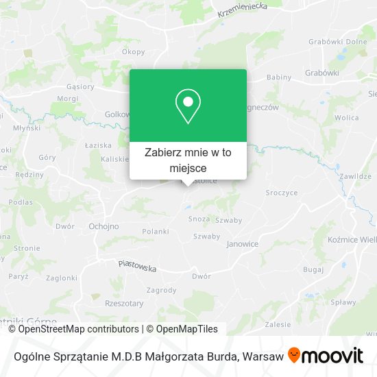 Mapa Ogólne Sprzątanie M.D.B Małgorzata Burda