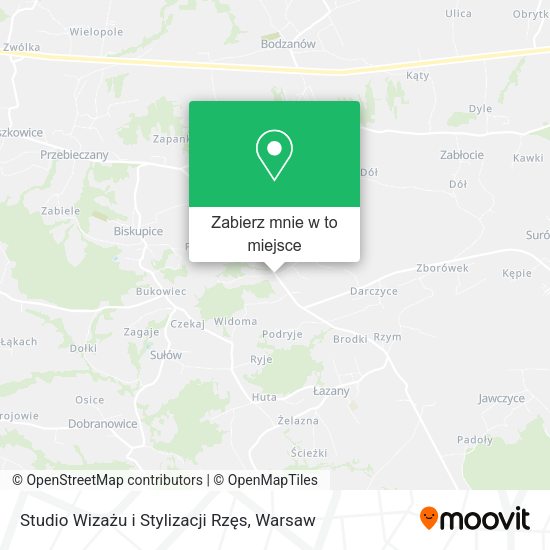 Mapa Studio Wizażu i Stylizacji Rzęs