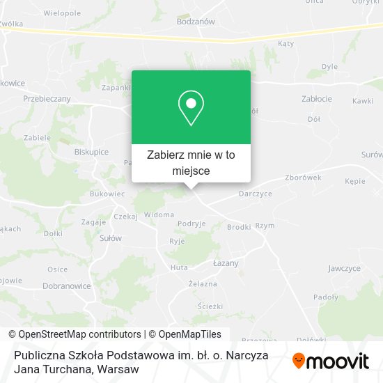 Mapa Publiczna Szkoła Podstawowa im. bł. o. Narcyza Jana Turchana