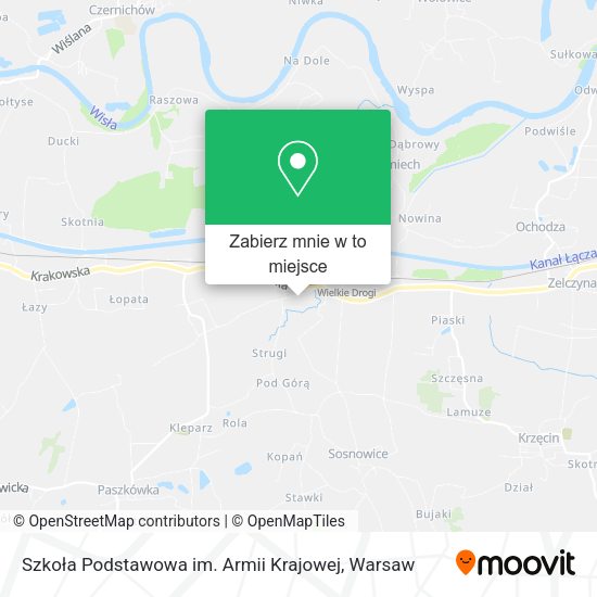 Mapa Szkoła Podstawowa im. Armii Krajowej