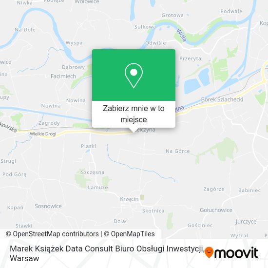 Mapa Marek Książek Data Consult Biuro Obsługi Inwestycji