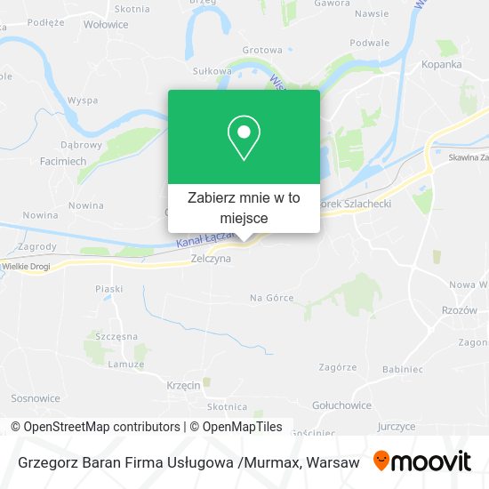 Mapa Grzegorz Baran Firma Usługowa /Murmax