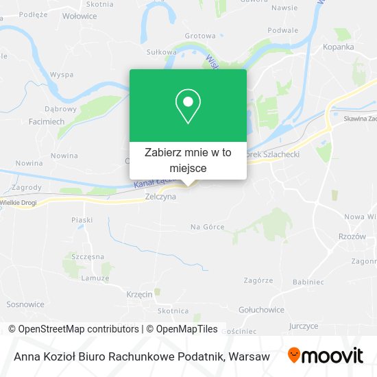 Mapa Anna Kozioł Biuro Rachunkowe Podatnik