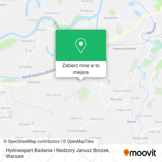 Mapa Hydroexpert Badania i Nadzory Janusz Brożek