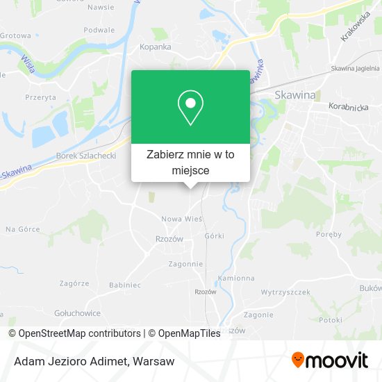 Mapa Adam Jezioro Adimet