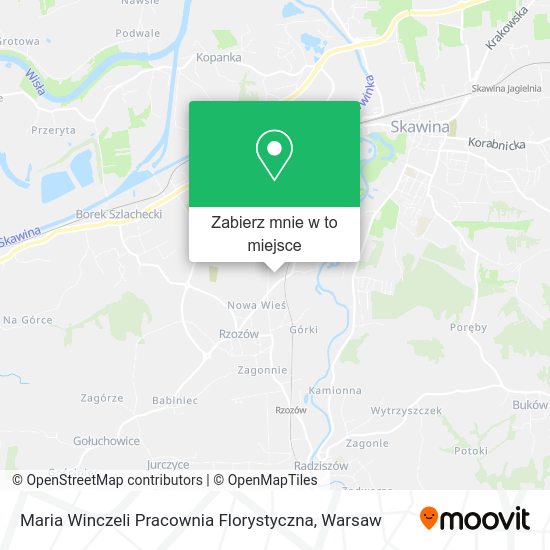 Mapa Maria Winczeli Pracownia Florystyczna