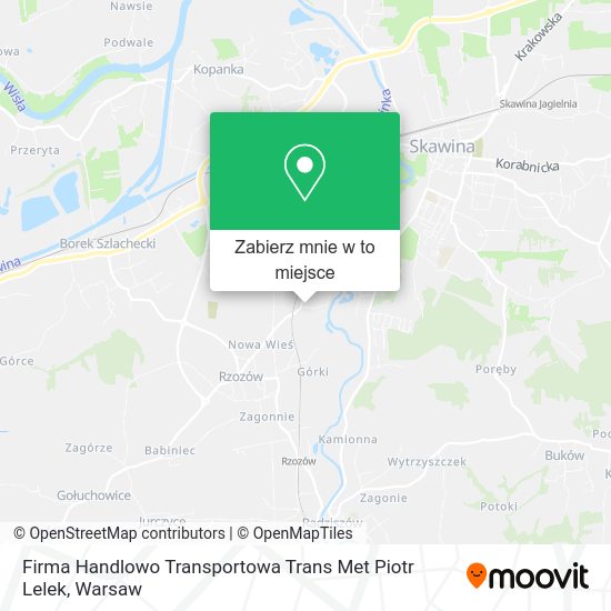 Mapa Firma Handlowo Transportowa Trans Met Piotr Lelek