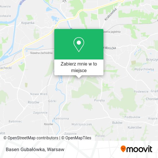 Mapa Basen Gubałówka