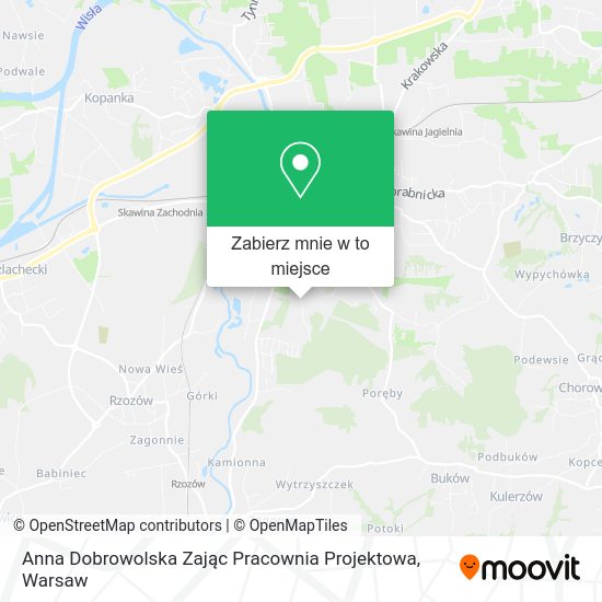 Mapa Anna Dobrowolska Zając Pracownia Projektowa