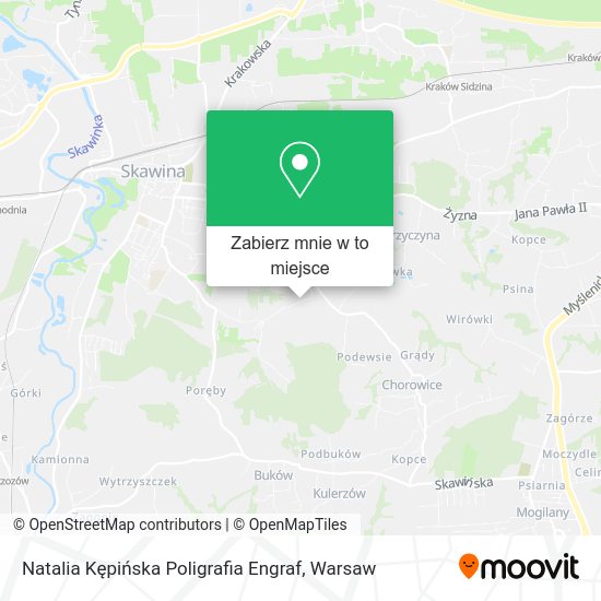 Mapa Natalia Kępińska Poligrafia Engraf