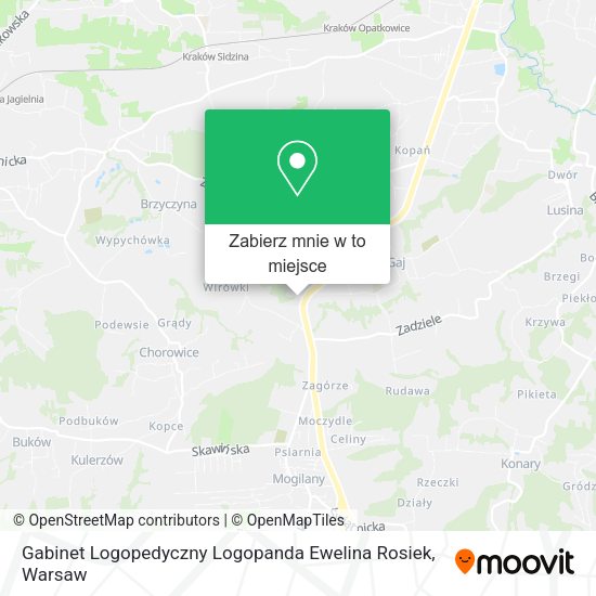 Mapa Gabinet Logopedyczny Logopanda Ewelina Rosiek