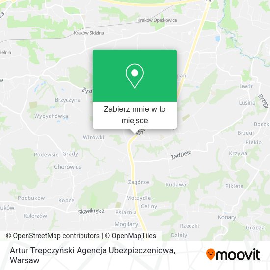 Mapa Artur Trepczyński Agencja Ubezpieczeniowa