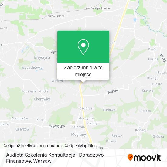 Mapa Audicta Szkolenia Konsultacje i Doradztwo Finansowe