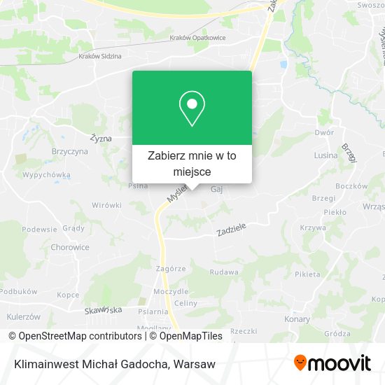 Mapa Klimainwest Michał Gadocha