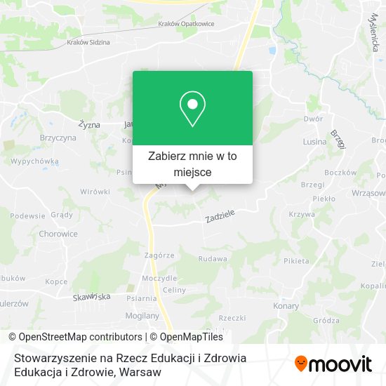 Mapa Stowarzyszenie na Rzecz Edukacji i Zdrowia Edukacja i Zdrowie