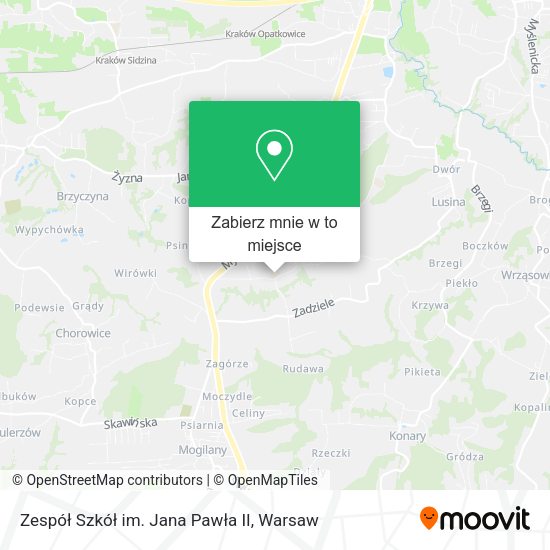 Mapa Zespół Szkół im. Jana Pawła II