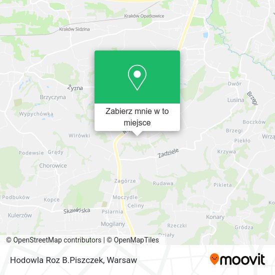 Mapa Hodowla Roz B.Piszczek