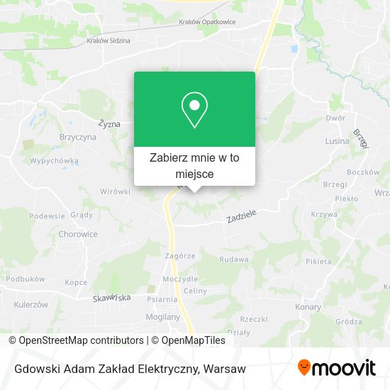 Mapa Gdowski Adam Zakład Elektryczny