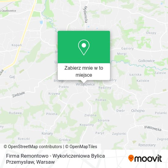 Mapa Firma Remontowo - Wykończeniowa Bylica Przemysław