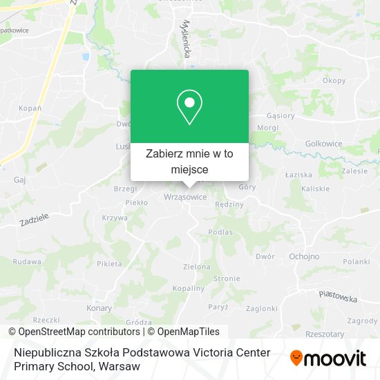 Mapa Niepubliczna Szkoła Podstawowa Victoria Center Primary School