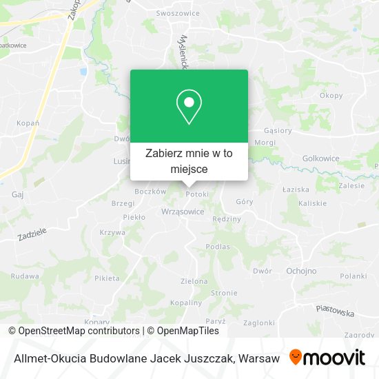 Mapa Allmet-Okucia Budowlane Jacek Juszczak