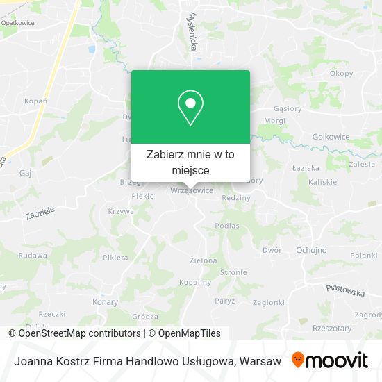 Mapa Joanna Kostrz Firma Handlowo Usługowa