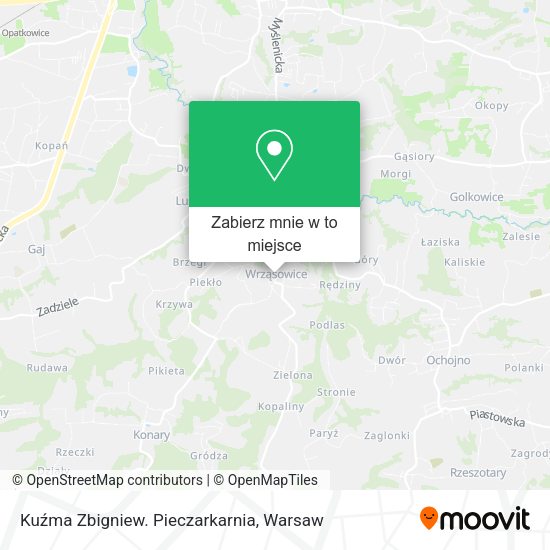 Mapa Kuźma Zbigniew. Pieczarkarnia