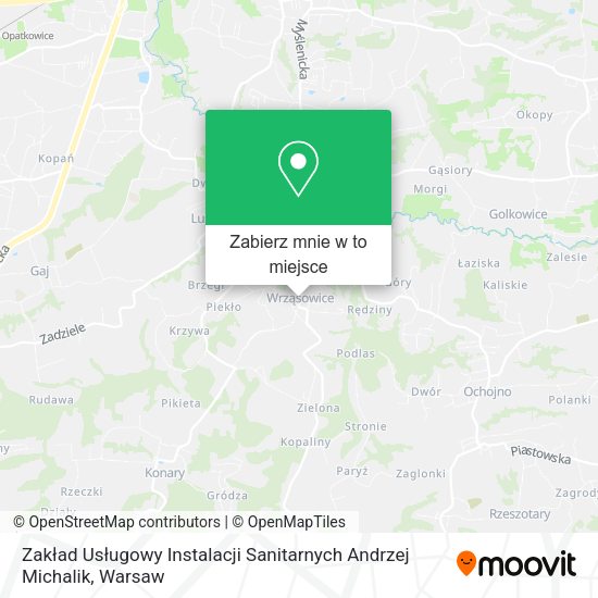 Mapa Zakład Usługowy Instalacji Sanitarnych Andrzej Michalik