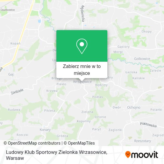 Mapa Ludowy Klub Sportowy Zielonka Wrzasowice