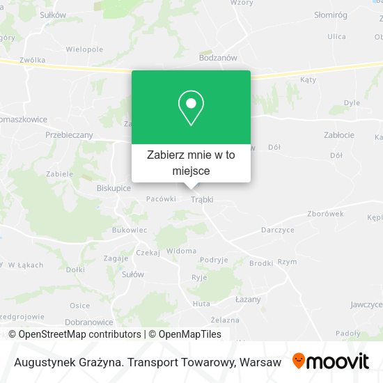 Mapa Augustynek Grażyna. Transport Towarowy