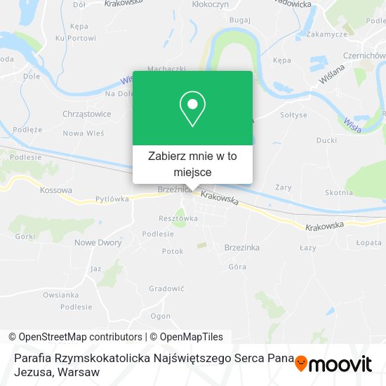 Mapa Parafia Rzymskokatolicka Najświętszego Serca Pana Jezusa