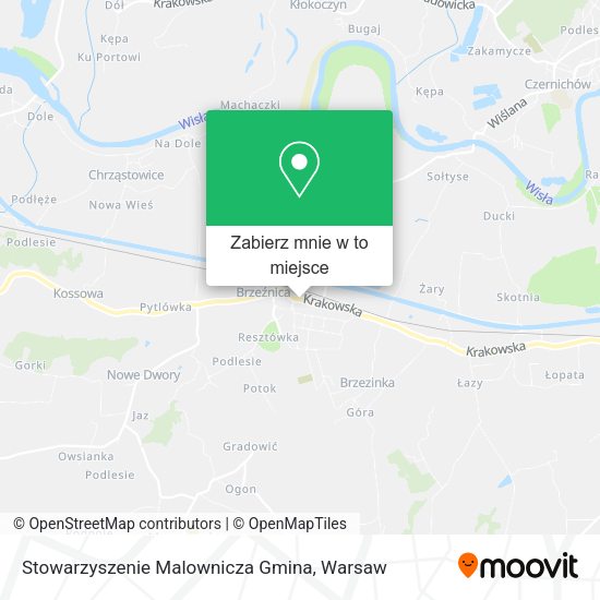 Mapa Stowarzyszenie Malownicza Gmina