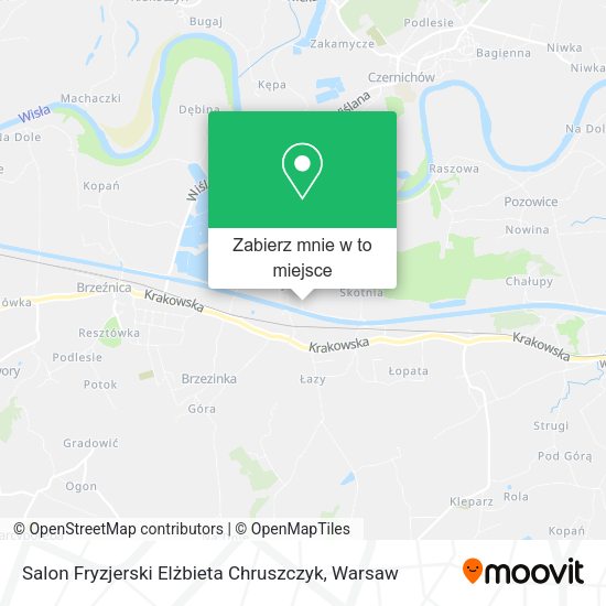 Mapa Salon Fryzjerski Elżbieta Chruszczyk