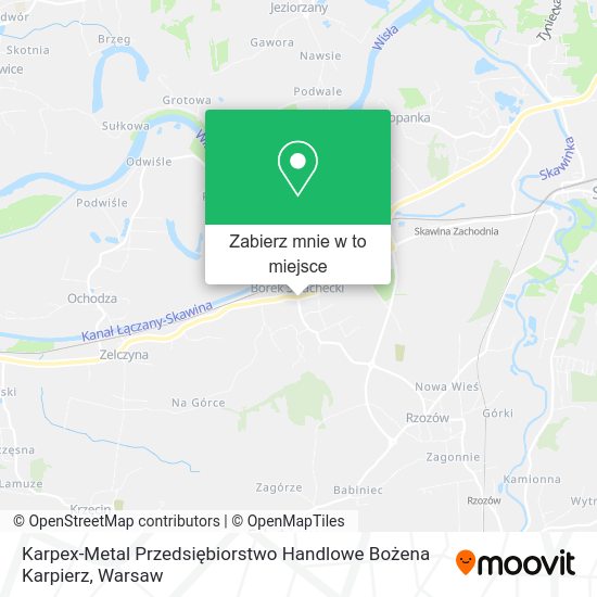 Mapa Karpex-Metal Przedsiębiorstwo Handlowe Bożena Karpierz