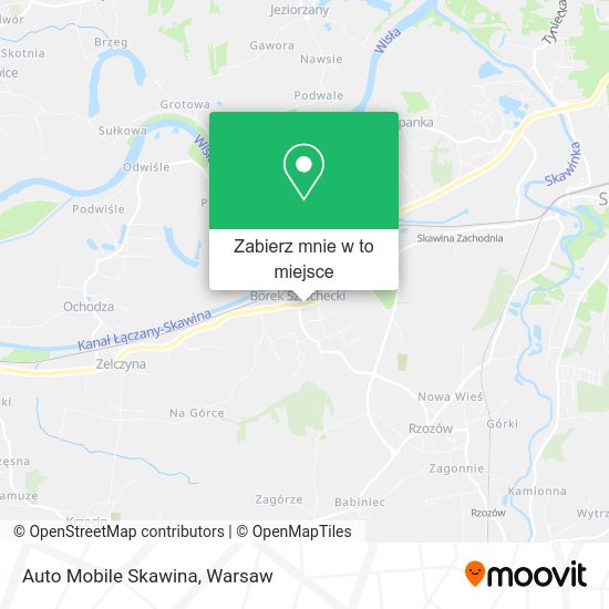 Mapa Auto Mobile Skawina