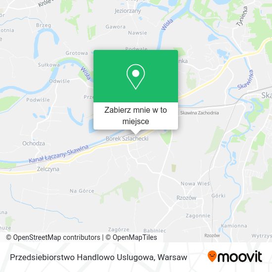 Mapa Przedsiebiorstwo Handlowo Uslugowa