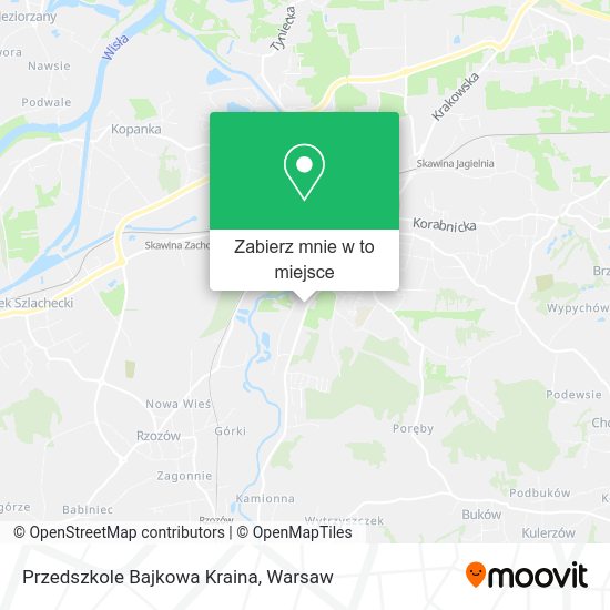 Mapa Przedszkole Bajkowa Kraina