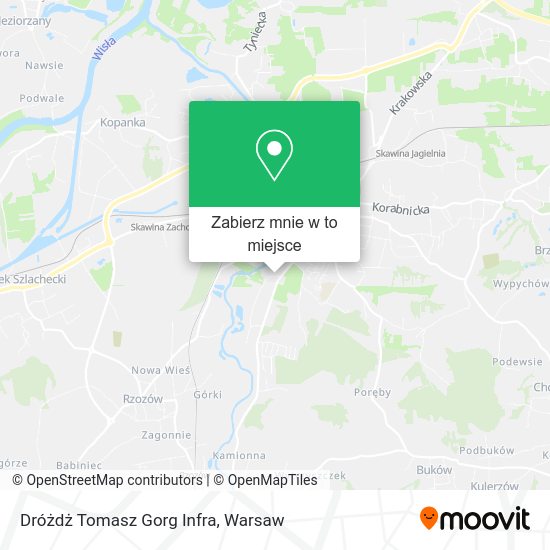 Mapa Dróżdż Tomasz Gorg Infra