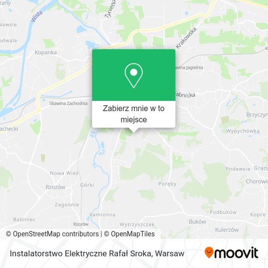 Mapa Instalatorstwo Elektryczne Rafał Sroka