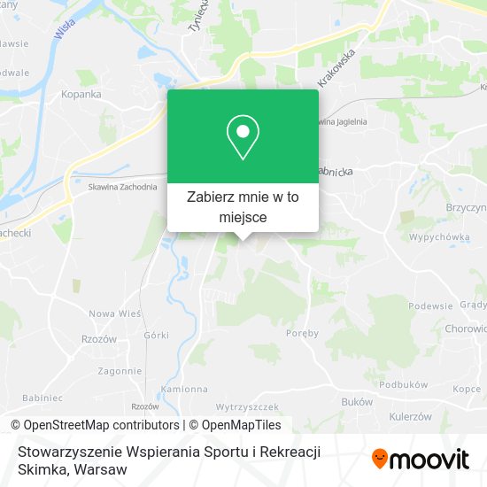 Mapa Stowarzyszenie Wspierania Sportu i Rekreacji Skimka