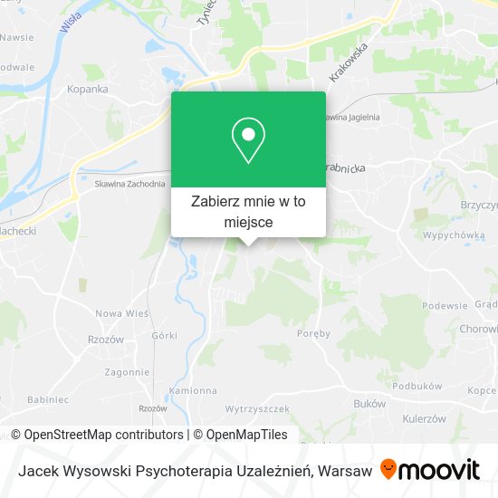 Mapa Jacek Wysowski Psychoterapia Uzależnień