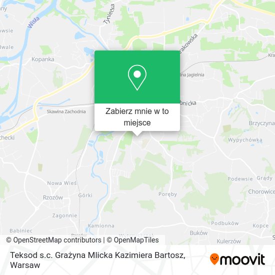 Mapa Teksod s.c. Grażyna Mlicka Kazimiera Bartosz