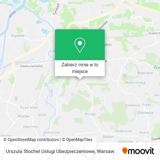 Mapa Urszula Stochel Usługi Ubezpieczeniowe