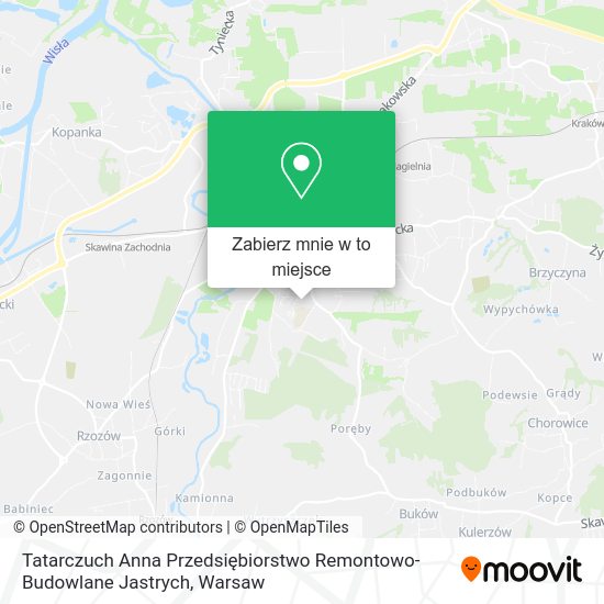 Mapa Tatarczuch Anna Przedsiębiorstwo Remontowo-Budowlane Jastrych