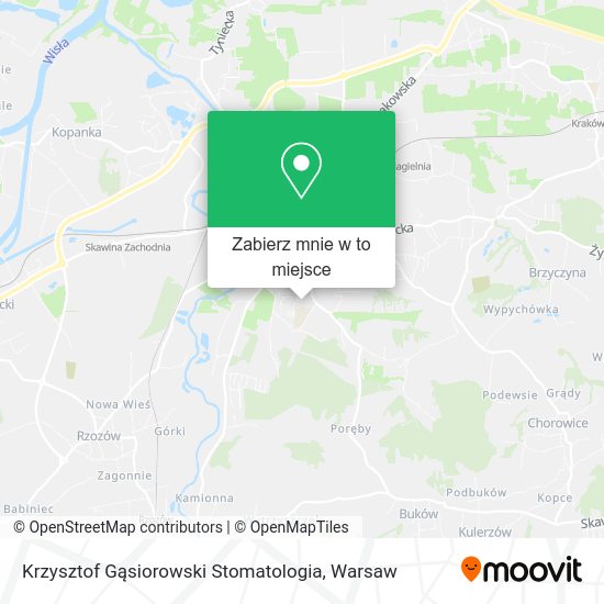 Mapa Krzysztof Gąsiorowski Stomatologia