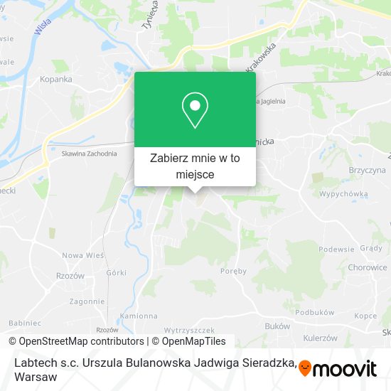 Mapa Labtech s.c. Urszula Bulanowska Jadwiga Sieradzka