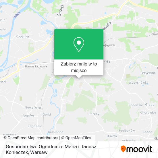 Mapa Gospodarstwo Ogrodnicze Maria i Janusz Konieczek