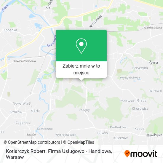 Mapa Kotlarczyk Robert. Firma Usługowo - Handlowa