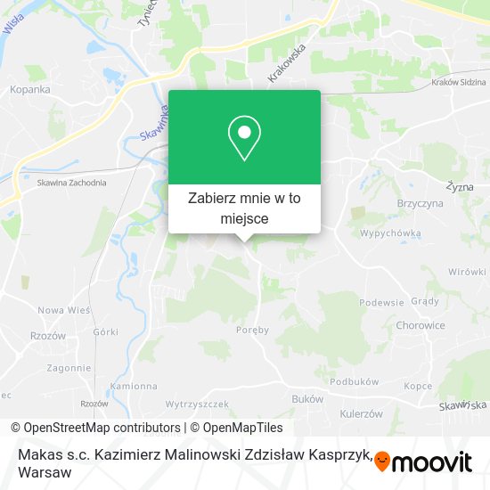 Mapa Makas s.c. Kazimierz Malinowski Zdzisław Kasprzyk